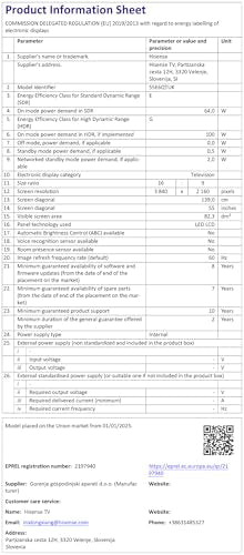 Hisense 43" 43A6QTUK 4K Ultra HD Smart TV AI TV - 4K UHD, Hi-View AI Engine, Precision Colour, AI Smooth Motion, Sports Mode with Freely, Disney +, YouTube, Netflix