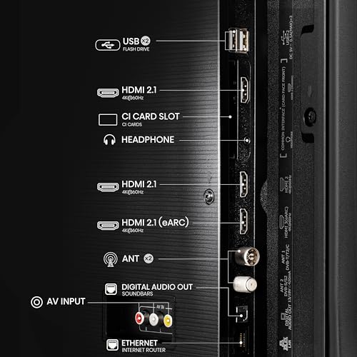 Hisense 43" 43A6QTUK 4K Ultra HD Smart TV AI TV - 4K UHD, Hi-View AI Engine, Precision Colour, AI Smooth Motion, Sports Mode with Freely, Disney +, YouTube, Netflix